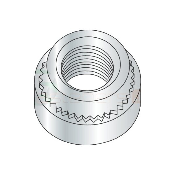 Newport Fasteners Self Clinching Lock Nut, 1/4"-20, Steel, Zinc Plated, 6000 PK 500315 - main